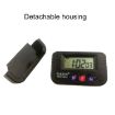 TAKSUN TS-613A-2 LED Display Car Clock - Double-sided Glue - Electronic - 2