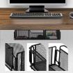 Under Desk Drawer Storage Organizer Tray - Black - 6
