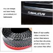 SAMURAI 2.5m Carbon Fiber Car Front Lip Bumper Strip, Black - 6