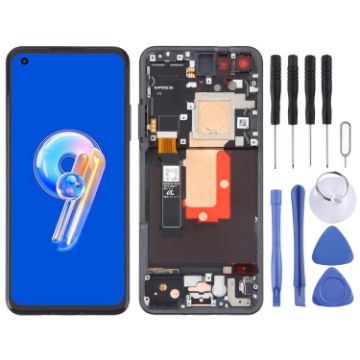Asus Zenfone 9 9Z AI2202 LCD Screen Digitizer Assembly with Frame - 1