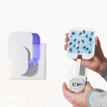 Refillable Fly Trap with Glue Cards - US Plug - 1