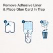 Refillable Fly Trap with Glue Cards - US Plug - 6