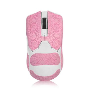 Snowflake Pattern Anti-slip Mouse Stickers for Razer Viper V2 Pro Pink - 1
