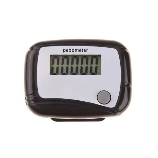 Single Function Pedometer Running Counter - Color Random Delivery - 1