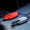 Black Aluminum Alloy Car Safety Hammer - Window Breaker - 2