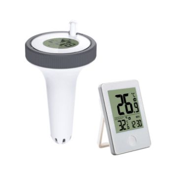 Wireless Floating Fish Tank Thermometer - White - 1
