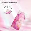 Marble Pattern Flip Leather Phone Case for vivo Y33s/Y21/Y21s - Pink Purple Gold - 6