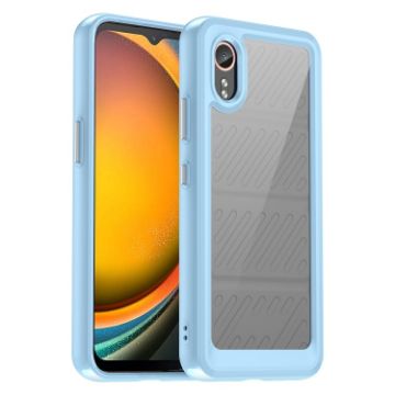 Samsung Galaxy XCover 7 Colorful Series Acrylic Hybrid TPU Phone Case Blue - 1