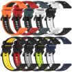 For Honor Watch GS Pro 22mm Sports Silicone Band Black Yellow - 5