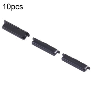 10pcs Power Button + Volume Control for Samsung Galaxy J7 2017 SM-J730 (Black) - 1