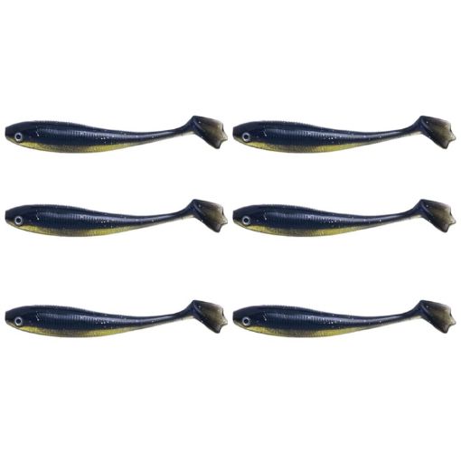 HENGJIA T-Tail Soft Dummy Bait Fishing Lures 6pcs Pack - Color 1 - 1
