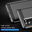 Samsung Galaxy A03s US Version Carbon Fiber TPU Phone Case - Black - 4