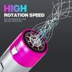 5-in-1 Hot-air Comb Hair Dryer Black - EU Plug - 5