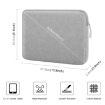 HAWEEL 11 inch Tablet Sleeve Case Grey - 2
