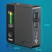 A9 Mobile Phone Computer Live Recording Mini Color Screen Display Sound Card Voice Changer - 3
