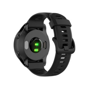 Garmin Forerunner 945 Silicone Watch Band - Black - 1