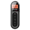Mini Pocket FM Radio Collar Clip Style Rechargeable Walkman Black - 2