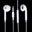 3.5mm Earphones with Mic and Control - White - 1