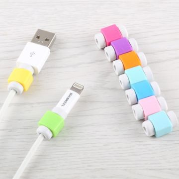 Headphone Wire Data Cable Protection Cover Winder Organizer - 1