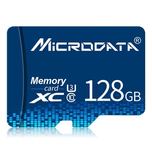 MICRODATA 128GB U3 Blue TF Memory Card - 1