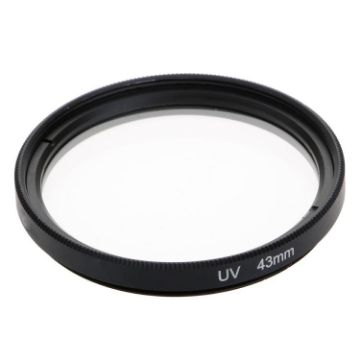 43mm SLR Camera UV Filter - Black - 1