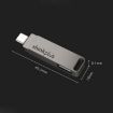 Lenovo Thinkplus MU110 USB3.2+Type-C Flash Drive 128GB Grey - 3