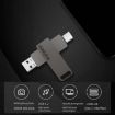 Lenovo Thinkplus MU110 USB3.2+Type-C Flash Drive 64GB Grey - 5