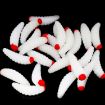 100pcs Red Headed Bread Worm Suite Fake Bait - Fishing Lure - 6