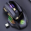 iMICE GW-X7 Wireless Gaming Mouse with RGB Lights - Black - 1