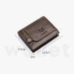 BULL CAPTAIN 037 Men Leather Wallet Driver License Coin Purse - 3