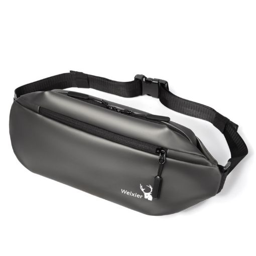 WEIXIER 9563 Men Outdoor Messenger Bag Gray - 1