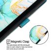 For Honor 50 Lite/Huawei nova 8i PT003 Marble Pattern Flip Leather Phone Case - 4