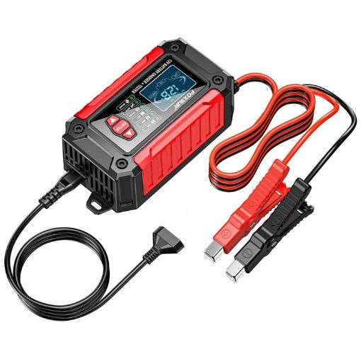 FOXSUR 12V Lithium Cattery Charger - Battery Detection (AU Plug) - 1