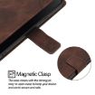 Brown Leather Phone Case for vivo Y72 5G/iQOO Z3/Y52 5G - 5