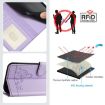 Ulefone Note 14 Cat Rat Embossed Pattern RFID Leather Phone Case - Purple - 5