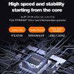 Blueendless M2815SN M.2 Dual Protocol Type-C 3.1 Mobile Hard Disk Box Laptop External SSD - 5