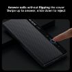 SULADA Kevlar 600D Texture Smart Window Leather Phone Case (Blue) - 6