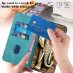 Samsung Galaxy A20e/A10e Elephant Head Embossed Phone Leather Case - Light Blue - 5