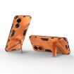 OPPO A78 4G Punk Armor Phone Case with Holder - Orange - 4