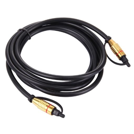 2m Digital Audio Optical Fiber Toslink Cable OD 5.0mm - 1
