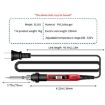 ANENG SL102 24pcs Digital Thermostat Soldering Iron Set 60W EU Plug - 4