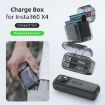 Insta360 X4 AMagisn Dual Battery Charging Box Transparent Storage - 2