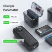 Insta360 X4 AMagisn Dual Battery Charging Box Transparent Storage - 7