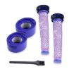 5 in 1 Pre & Rear Filter Core + Cleaning Brush for Dyson V7/V8 Vacuum - 1