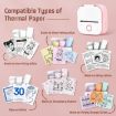 Phomemo T02 Bluetooth Printer Thermal Paper Label Paper 50mmx3.5m - 8