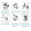 6pcs SH50 Replacement Blade for Philips Electric Shaver S5000 Series - 6