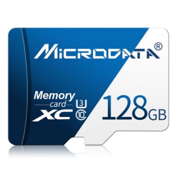 MICRODATA 128GB U3 Blue and White TF Memory Card - 1