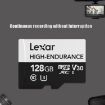 Lexar MicroSDHC 128GB High-endurance Driving Recorder TF Memory Card - 7