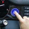 Blue Car Engine Start Key Push Button Trim for Land Rover/Jaguar - 5