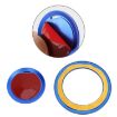 Car Engine Start Key Push Button Ring Trim Sticker for Cadillac/Chevrolet (Red) - 6